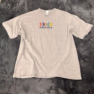 Intex T Shirt Men 2XL Heather Gray Cotton Arizona Protect & Preserve Heavyweight